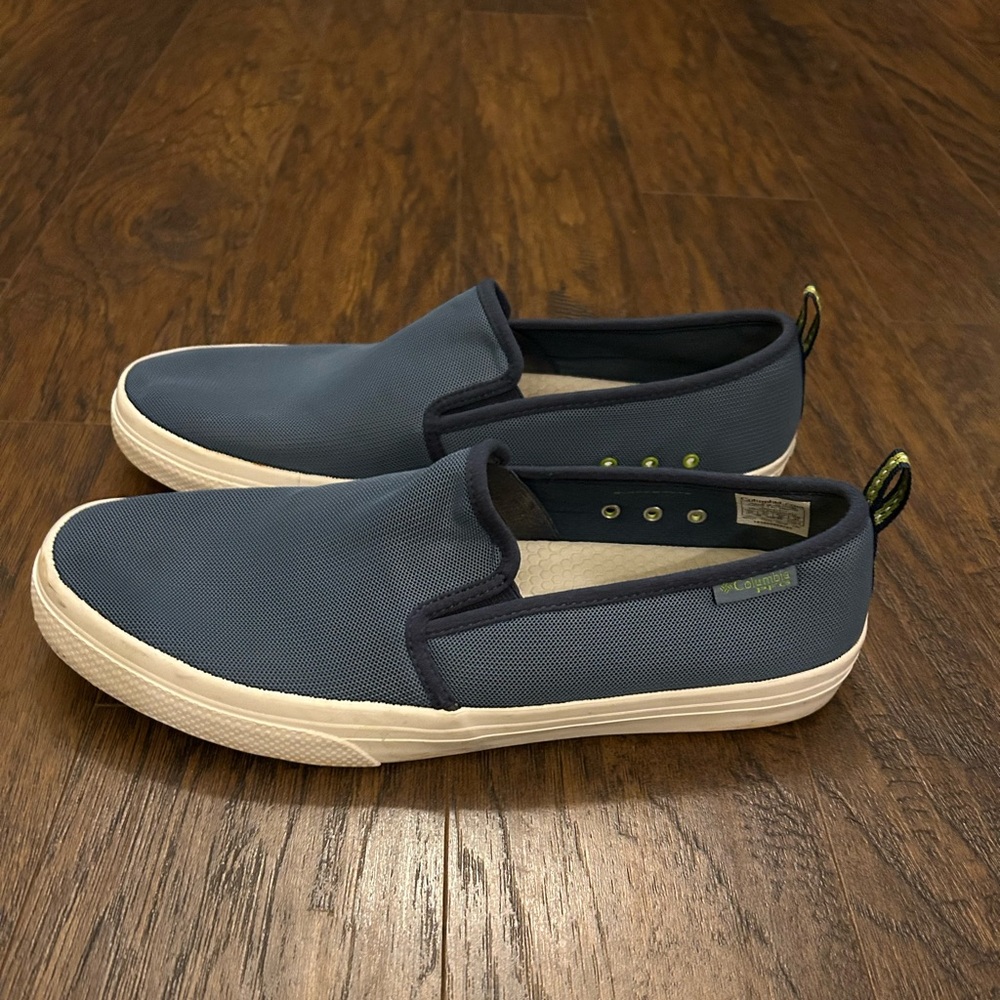 Columbia PFG Dorado Slip II Sneakers Casual Navy Slip-On Shoes Size 13